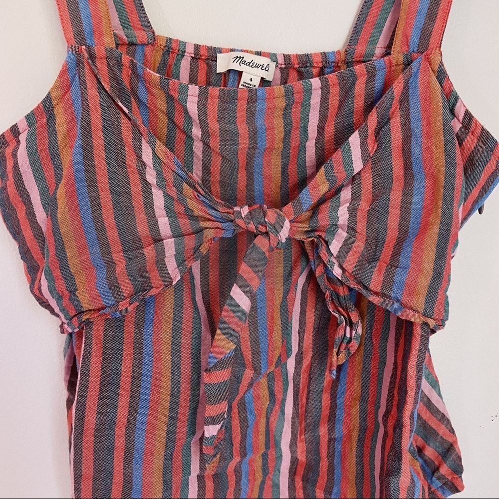 Madewell striped tank